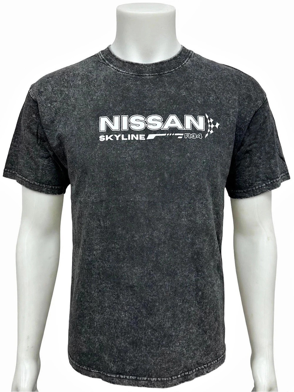 Nissan Skyline R34 Graphic Short Sleeve Tee in Black